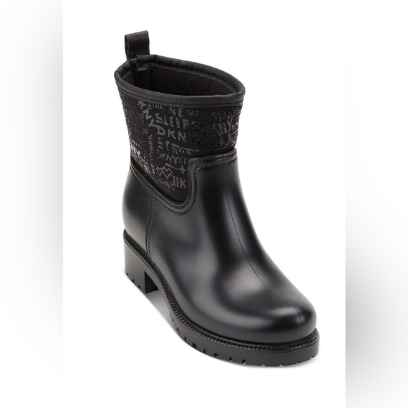 DKNY RAINY SLIP ON BOOTIE WELLIES - Picture 1 of 9